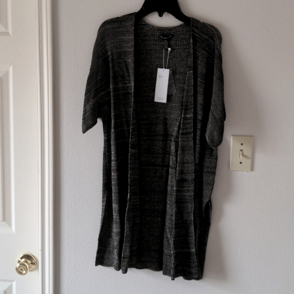 Eileen Fisher sleek tencel knit top Sz XXS/XS, fit 4,6